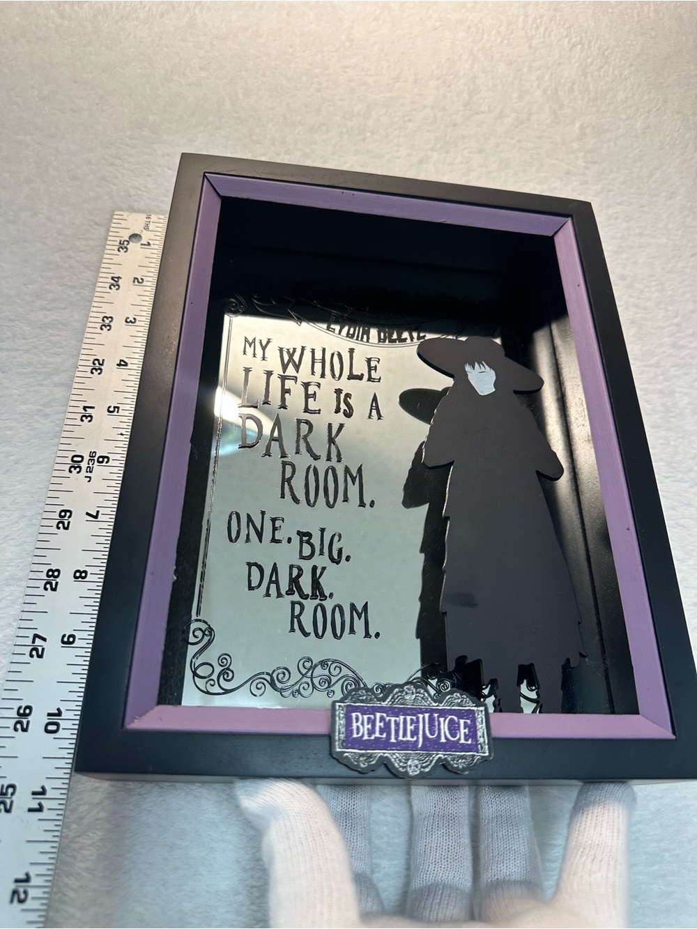 Spirit Halloween Beetlejuice Shadow box Wall Decor